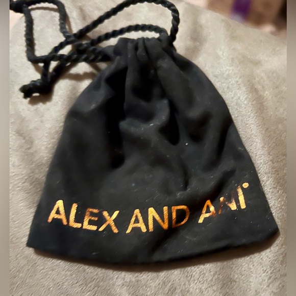 Alex and Ani Rose Gold Feather Bangle Bracelet - Picture 8 of 10